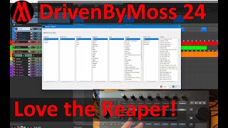 DrivenByMoss 24x  Lots of love for the Cockos Reaper [upl. by Olim]