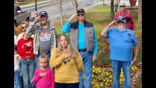 Vets honored during downtown Rogersvilles annual Veterans Day ceremony [upl. by Gagne]