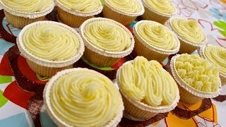 Przepis na najlepsze bardzo cytrynowe cupcakes z lukrem angielskim [upl. by Alenoel]