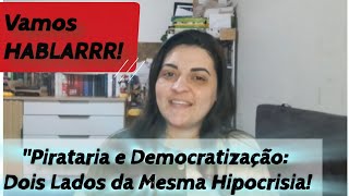 Hablando sobre as falácias da Pir4taria  Livroteca com chá  naoapirataria [upl. by Quigley]