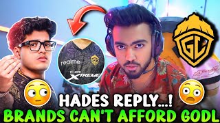 GODL HADES REVEAL GODLIKE AND REALME COLLAB IS NOT OVER 😳🚨 REACT ON IQOO SPONSER 🤔  GODL [upl. by Lenwood947]