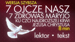 7 Ojcze Nasz i 7 Zdrowaś Maryjo ku czci Najdroższej Krwi Pana Jezusa [upl. by Eltsirk443]