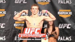 The Ultimate Fighter 14 Finale Dillashaw vs Dodson  Weighin Highlight [upl. by Athalia260]