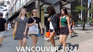 SUNDAY WALK in Vancouver  Living in Canada September 2024 [upl. by Ahsenid]