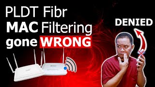 TOP 5 MISTAKES to AVOID in PLDT Fibr Mac Filtering 2023 [upl. by Ruenhs752]