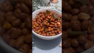 How to make roast peanuts  spicy roasted peanuts shortsvideo shahinaskitchen [upl. by Ttayw]