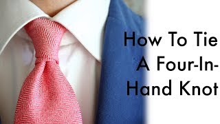 How To Tie A FourInHand Knot [upl. by Nica369]