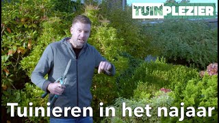 Tuinieren in het najaar  TUINPLEZIER [upl. by Wesa]