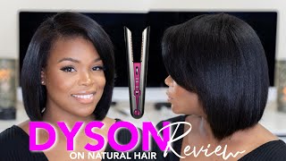 Dyson Corrale Straightener Review on Natural Hair  The Tessa Stewart [upl. by Gaylene434]