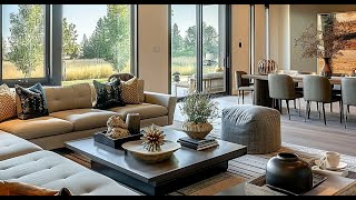 Living Room Dining Room Combo Stylish Layout Ideas [upl. by Nyrret]