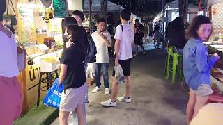 BANGKOK NIGHT LIFE JOOD FAIR fun food nightlife [upl. by Comfort]