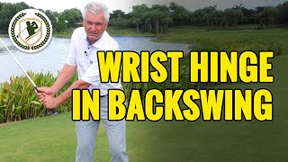 PROPER WRIST HINGE IN GOLF BACKSWING [upl. by Atsilac]