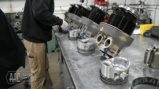 Piston Installation Lycoming O 320 [upl. by Dev]