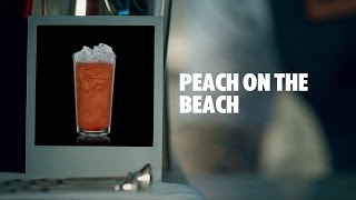 PEACH ON THE BEACH DRINK RECIPE  HOW TO MIX [upl. by Gudrun428]