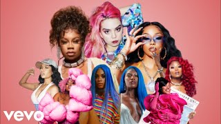 Rico Nasty  Smack A Bitch Female Rap Megamix ft Rubi Rose Sukihana Ppcocaine Monaleo amp more [upl. by Borchers762]