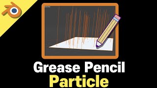 Grease Pencil plus Particle SystemBlender [upl. by Llerrehs146]