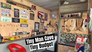 Tiny Budget Big Dreams The Ultimate Man Cave [upl. by Apul]