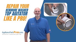 How to Replace A Kenmore Washer Top Agitator [upl. by Yoo]