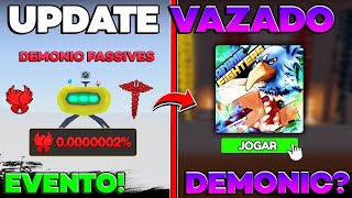 UPDATE 66 VAZOU PASSIVAS DEMONIC CONFIRMADAS  ANIME FIGHTERS [upl. by Eruza65]