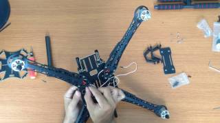 Building your own quadcopter S500 Frame  APM 28 [upl. by Dougie]