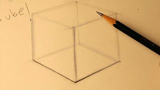 How to Draw a Cube Like a BOSS  Drawing Tutorial [upl. by Ahsropal]