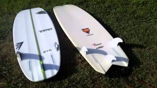 New Firewire EVO Surfboard compared to Vanguard [upl. by Acemahs331]