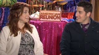 Jason Biggs and Alyson Hannigan share American Reunion memories [upl. by Blackman520]