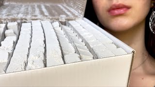 Антошка  Прессованный мел сухой и влажный  Antoshka chalk sticks  ASMR [upl. by Bork]