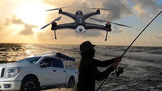 Gannet Pro DRONE SHARK FISHING amp TRUCK CAMPING Catch Camp Cook [upl. by Noguchi]