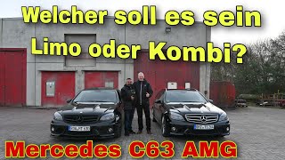 Welchen würdes Du nehmen C63 AMG Limo oder KombiMotoren Zimmer war dran Frohes Neues Jahr 🚀 [upl. by Blanchette]