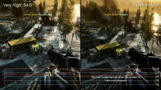 Alienware M17x R4Radeon 7970M Crysis 2 Very High vs Extreme 1080p [upl. by Eidahs]