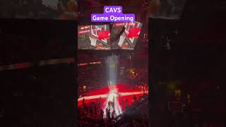 Cleveland Cavaliers Game Opening [upl. by Euqinomahs]