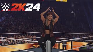 WWE 2K24  Beth Phoenix Entrance Signature Finisher Victory [upl. by Petulah78]