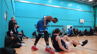 UK COLLEGE RIVALRY GAME gets HEATED WHOLE BENCH gets EJECTED😱  Crest Academy vs NCC London Lions [upl. by Hurley716]