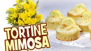 TORTINE MIMOSA ricetta FACILISSIMA ❤ MIMOSA CAKES RECIPE  Le Ricette di Jennifer [upl. by Keelia]