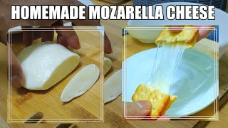 Cara buat keju mozarella sendiri  shopee rennet cheese set [upl. by Aicelf]