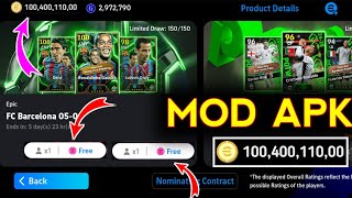 EFootball PES 2025 Mod Apk V900 Unlimited Coins eFootball PES 24 Mobile Hack Unlimited Coins PES [upl. by Frager]