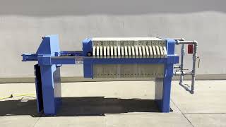 JWI 7 CU AIRHYDRAULIC FILTER PRESS FP2585 [upl. by Attenoj]