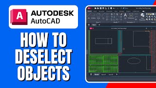 How to Deselect Objects in AutoCAD [upl. by Aileon]