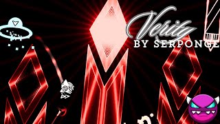 VeritY by Serponge 100 Medium Demon  Geometry Dash [upl. by Yekcor904]