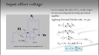 Opamp DC Characteristics Input offset voltage thermal drift [upl. by Odrareg681]