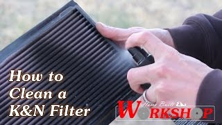 How to Clean a KampN Air Filter [upl. by Euginom556]