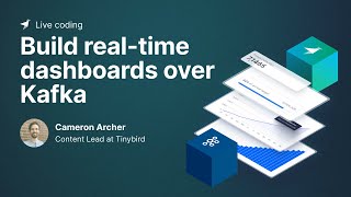 Build a RealTime Dashboard over Kafka [upl. by Notnirt]