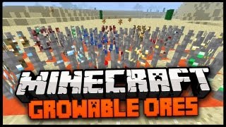 Minecraft Mod Spotlight GROWABLE ORES MOD 117  GROW DIAMONDS EMERALDS COAL  MORE [upl. by Perron]