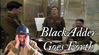 Frenchy reacts to Blackadder Goes Forth [upl. by Htaeh]