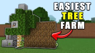 EASY 120 Tree Farm for Minecraft Bedrock MCPE  XBOX  PS4 [upl. by Ulises]