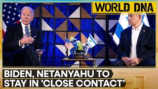 Biden Netanyahu Discuss Israeli Retaliation Plans Against Iran Amid Rising Tensions  WION [upl. by Eelatan423]