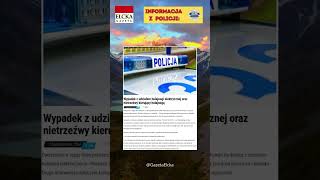 Wypadek z udziałem hulajnogi elektrycznej oraz nietrzeźwy kierujący hulajnogą [upl. by Tteirrah]