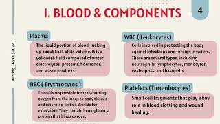 Human Blood  Terminology of Blood  Blood components Blood Volume Blood Disorder Blood Functions [upl. by Anne-Marie]