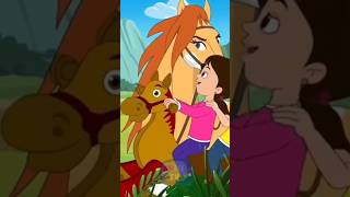 Ek chhabila ghoda tha cartoon hindirhymes nurseryrhymes kidssongs lakdikikathi youtubeshorts [upl. by Amasa]